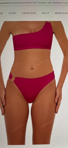 Hot Pink Love Bikini Bottom